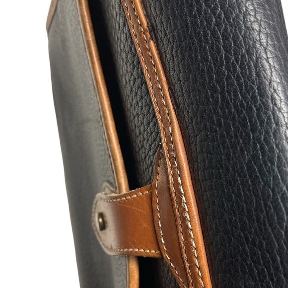 Dooney & Bourke Black Pebbled Leather Crossbody Bag - Vintage Made in USA - Picture 4 of 15